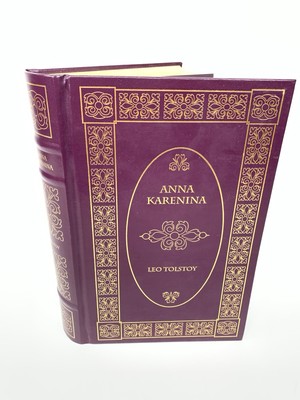 Anna Karenina by Leo Tolstoy Leather Bound Hardcover Dalmatian Press EUC-image