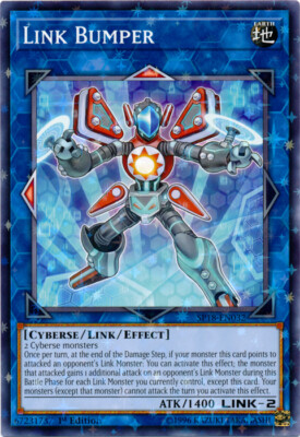 Link Bumper - SP18-EN032 - Starfoil Rare - 1st Edition NM YuGiOh!  Star Pack VRA-image