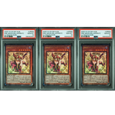 PSA10 Yu-Gi-Oh! Dark Magician Girl the Magician's Apprentice ALIN-JP004 UR-image