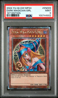 PSA 9 MINT Dark Magician Girl QCR MP24-EN009 1st Ed Yu-Gi-Oh! Card-image