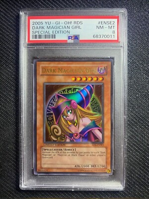 PSA 8 NM - MT 2005 YU-GI-OH! RDS Dark Magician Girl Special Edition ENSE2-image