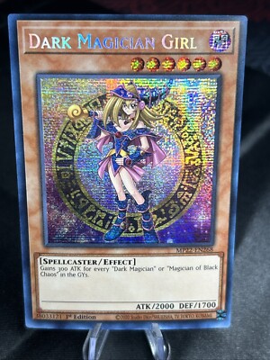 Yugioh Holo Bleed Dark Magician Girl MP22-EN268 Prismatic Secret Rare NM-image