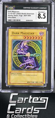 Dark Magician 2002 Starter Deck: Yugi #SDY-006 Yu-Gi-Oh! Ultra Rare CGC 8.5-image