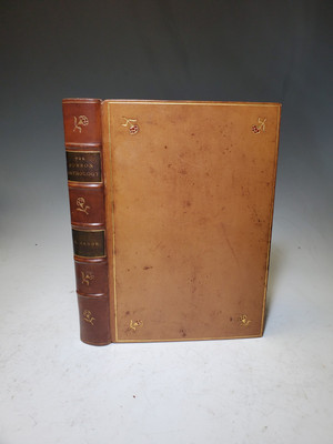 The Ben Jonson Anthology in a beautiful full brown leather binding 1899-image