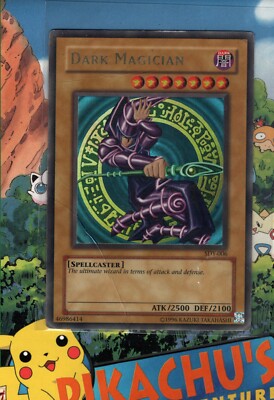 Yugioh! TCG    Dark Magician SDY-006 Unlimited Ultra Rare  Heavy Damage-image