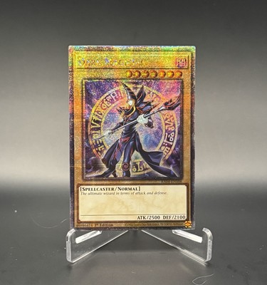 Yugioh Dark Magician (8th Art) RA04-EN106 Quarter Century Secret Rare-image