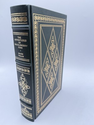 Franklin Library The Adventures of Huckleberry Finn • Mark Twain Leather Classic-image