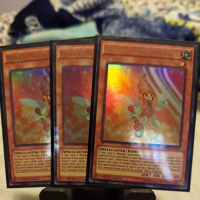 Yugioh Berry Magician Girl MVP1-EN014 Ultra Rare 1st Ed NM X3-image