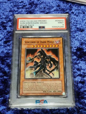 PSA 9 - MOV-EN002 - Sorcerer Of Dark Magic - 2004 - Yu-Gi-Oh! Movie Promo Mint-image