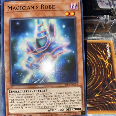 Yugioh! Magician's Robe LDS3-EN085 1st Edition-image