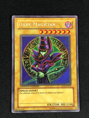 YUGIOH DARK MAGICIAN FL1-EN002 SECRET HP/CREASES-image