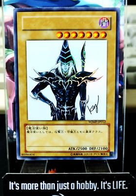 Dark Magician Yu-Gi-Oh Yugioh WJMP-JP012 Ultra Rare Konami OCG HP JAPAN-image