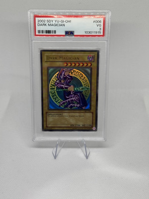 PSA 3 VG Dark Magician SDY-006 Unlimited Edition Ultra Rare YuGiOh 2002-image