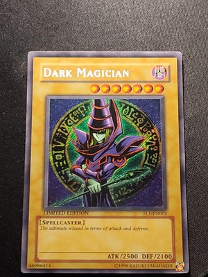 Dark Magician Yu-Gi-Oh Card Limited Edition FL1-EN002 Secret Rare Played MP-image