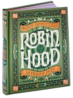 ❤️THE MERRY ADVENTURES OF ROBIN HOOD H Pyle Sealed Illustrated Leather Bound NEW-image
