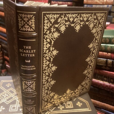 Franklin Library: NATHANIEL HAWTHORNE: THE SCARLET LETTER: ADULTERY IN BOSTON-image