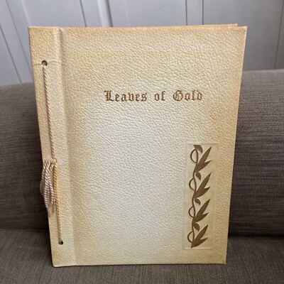 Leaves Of Gold 1948 Clyde Francis Lytle, Coslett Publishing, White w/ Gold Cover-image