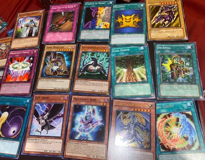 Yugioh!  DARK MAGICIAN Deck MIRROR FORCE , multiply, spell binding circle+ more-image