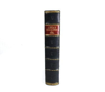 Sunday Magazine, 1891 Rev. Benjamin Waugh. Leather bound year's issues. Isbister-image
