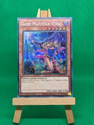 YUGIOH MP24-EN053 Dark Magician Girl Alt Art Prismatic Secret Rare 1st Edition-image