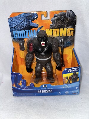 GODZILLA VS KONG - KONG WITH BATTLE AXE PLAYMATES FIGURE MONSTERVERSE NEW-image