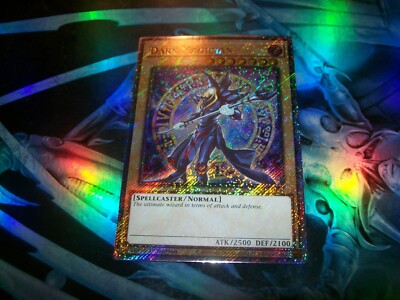 Dark Magician 8th Art 1st Edition Platinum Secret Rare RA04-EN106-image