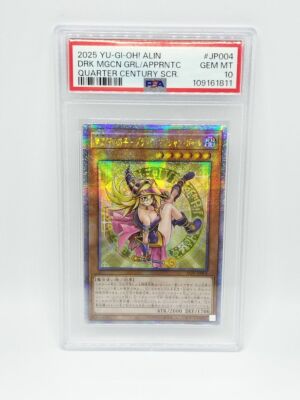 PSA 10 Dark Magician Girl the Magician Apprentice 25th Secret ALIN-JP004 Yugioh -image