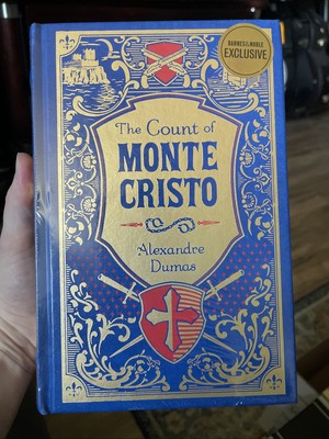 THE COUNT of MONTE CRISTO by Alexandre Dumas Leather Bound / NEW Sealed B&N-image