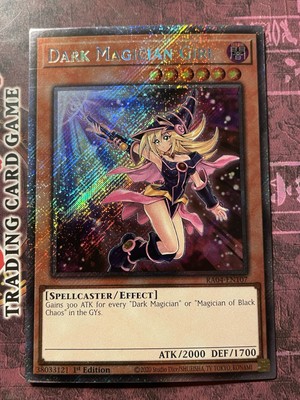 Dark Magician Girl - RA04-EN107 - Platinum Secret Rare - 7th Art - 1st Ed. - NM-image
