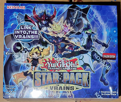 YUGIOH 1ST ED STAR PACK VRAINS (SP18) BOOSTER BOX (FACTORY SEALED/NEW)-image