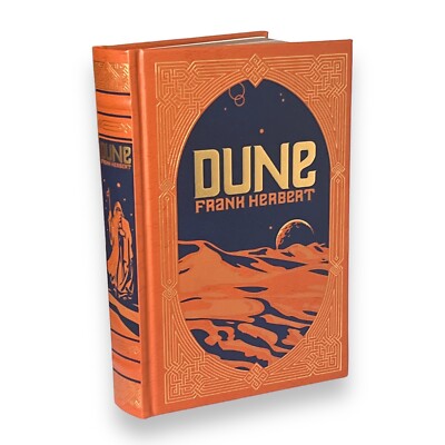 DUNE by Frank Herbert Collectible Deluxe Leather Bounded Hardcover GIFT Book-image