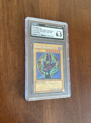 1x - Dark Magician - CGC 6.5 - NM/M+ Grade - BPT-007 - YuGiOh Card -image