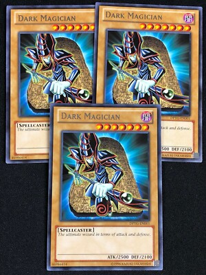 YUGIOH DARK MAGICIAN DPYG-EN001 RARE X3 (NM)-image