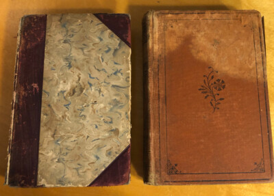 Antique 1874 Poems Of Goethe & A Collection Of Familiar Quotes Lot Of 2 Books-image