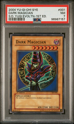 2004 DARK MAGICIAN 1st EDITION - PSA 7 - SYE-001 - YU-GI-OH! -image