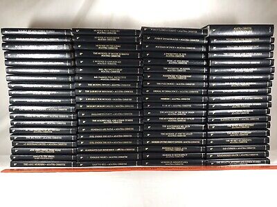 Lot of 76 Agatha Christie Mystery Collection Books Hardcover Leatherette Bantam-image