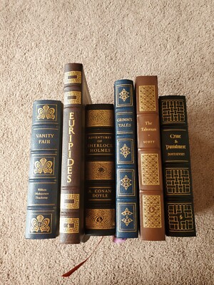 Collection The Easton Preston Leather Bound Collector's Edition Lot of 6-image