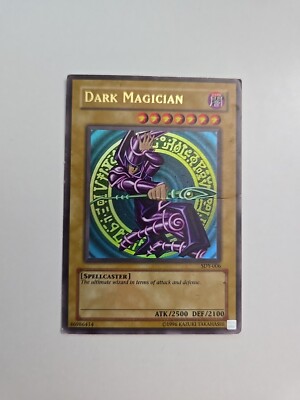 Yugioh Dark Magician SDY-006 Unlimited Ultra Rare (HP/DMG)-image