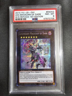 Legendary Magician of Dark 1st Edition WSUP-EN052 2015 PSA 8-image
