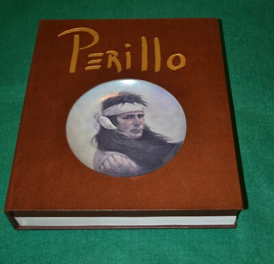 PERILLO Artist of the American West 1981  Plate And Book-image