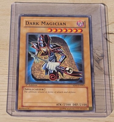 Yugioh Dark Magician SD6-EN003 1st Edition-image