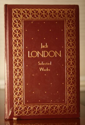 JACK LONDON Selected Works 1990 Gramercy Books Leather Collectible Book-image