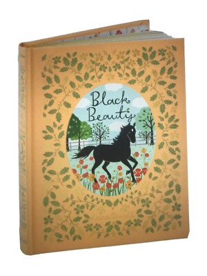 ❤️BLACK BEAUTY BY Anna Sewell  Leather Bound Illustrated Book NEW-image