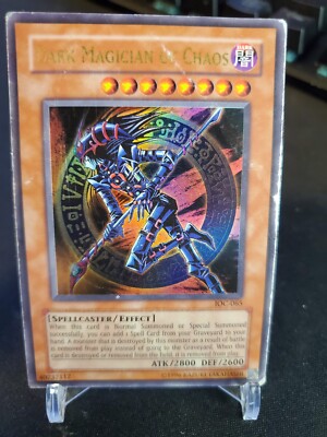Yu-Gi-Oh Card - IOC-065 - DARK MAGICIAN OF CHAOS (ultra rare holo) *Played*-image