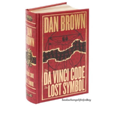 THE DA VINCI CODE / THE LOST SYMBOL by Dan Brown ~LEATHER BOUND ~ NEW ~ SEALED ~-image