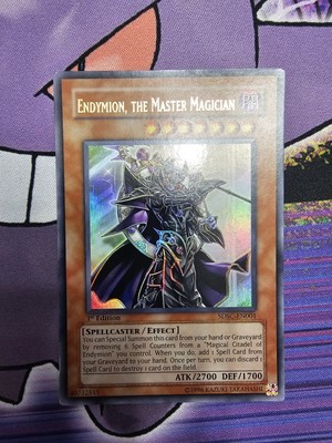 Yugioh Endymion, the Master Magician SDSC-EN001 1st Edition Ultra Rare Holo-image