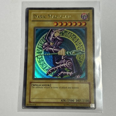 Yu-Gi-Oh! Dark Magician Unlimited Edition SDY-006 Trading Card. LP-MP-image