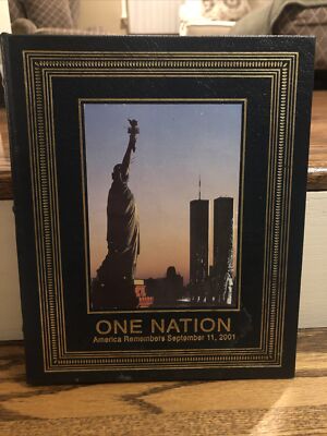 One Nation: America Remembers September 11, 2001 LEATHER BOUND - BRAND NEW-image