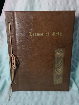 Vintage Leaves Of Gold Anthology Of Prayers 1948 Revised Edition 2nd Printing-image