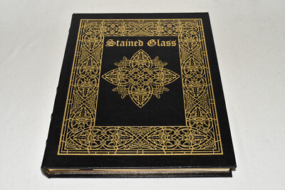 Easton Press STAINED GLASS ORIGINS TO PRESENT Raguin 1ST EDITION LEATHER FINE/OP-image